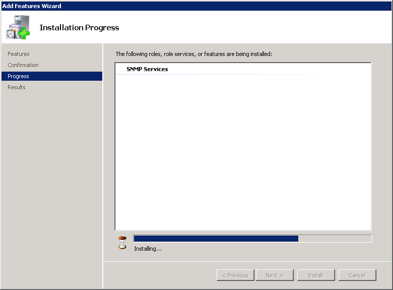 Enable snmp windows server 2012