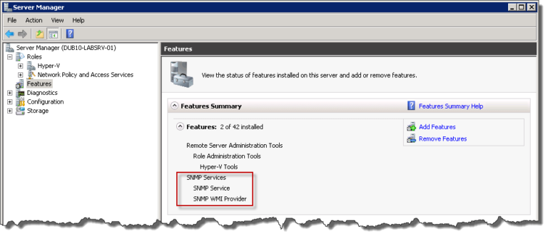 Snmp windows server 2008 r2 настройка