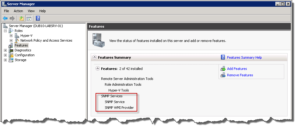 windows 2012 r2 snmp trap receiver