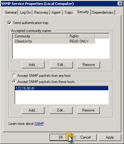 Enable Snmp Windows Server 2012