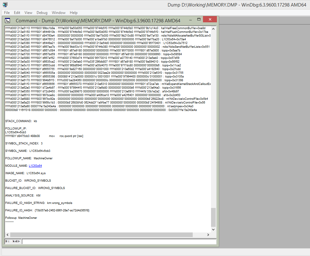 Tips Tricks Analyzing Windows Memory Dmp File Sk Scratchpad